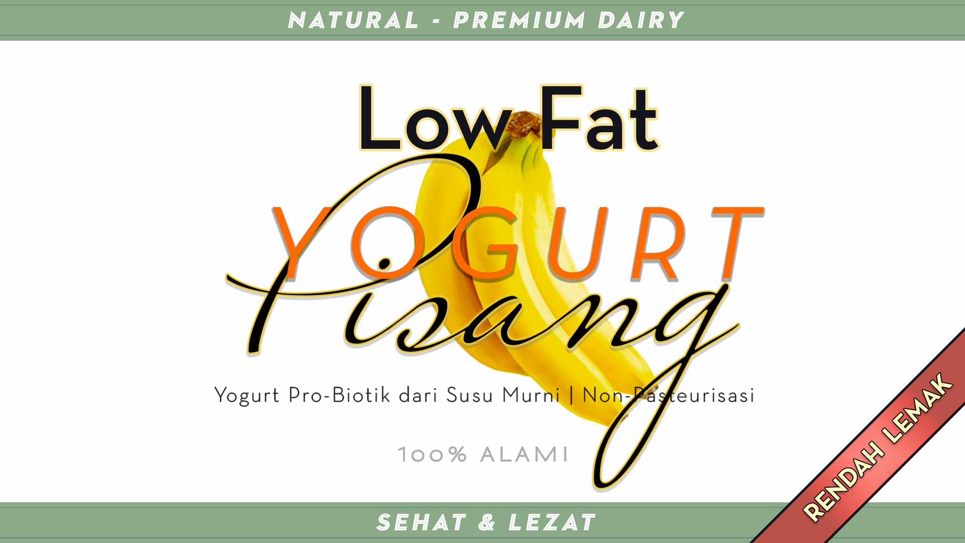 Yogurt-Pisang Low Fat