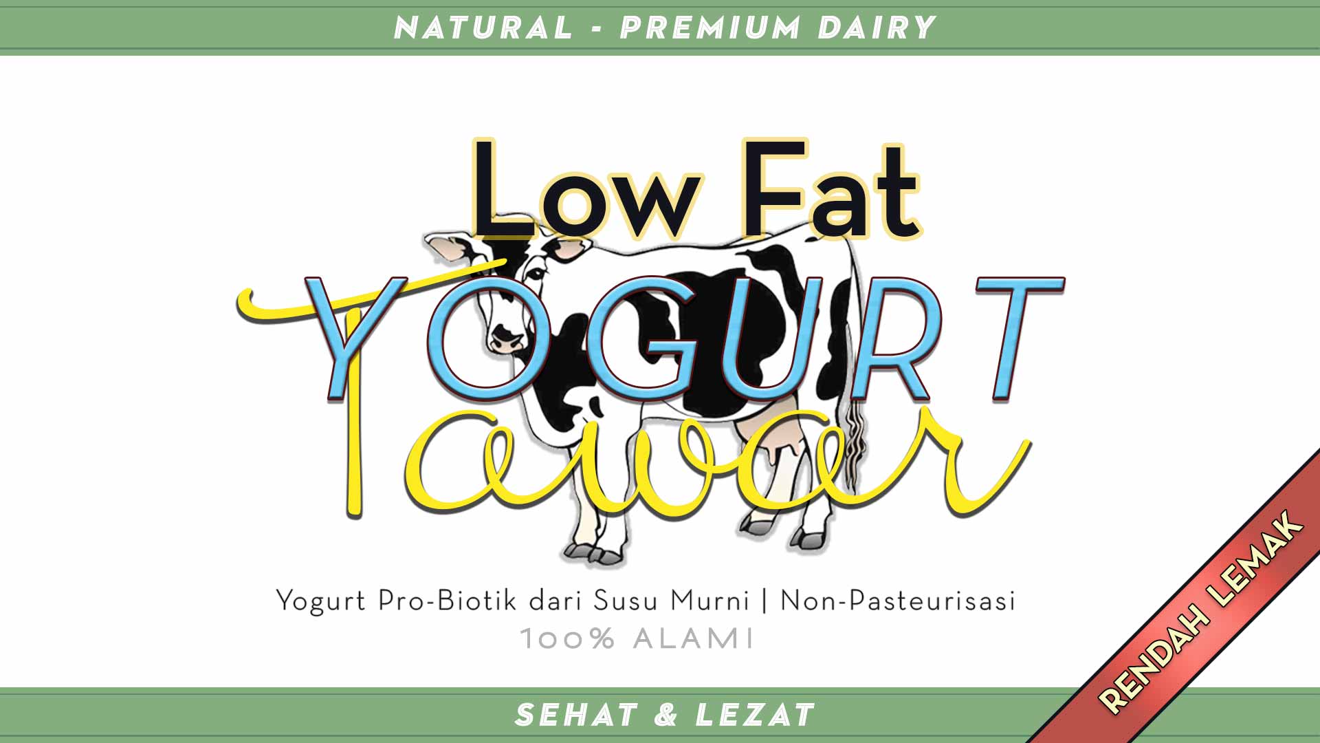 Yogurt Tawar Low-Fat